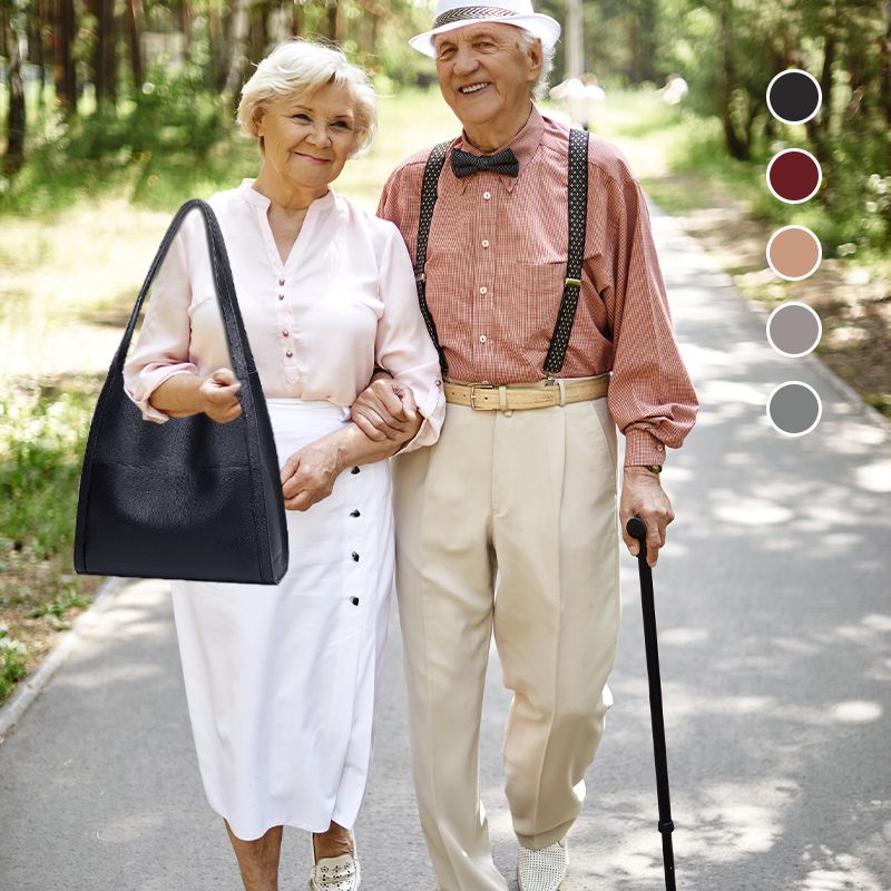 🥳👜Prosta monochromatyczna skórzana torebka