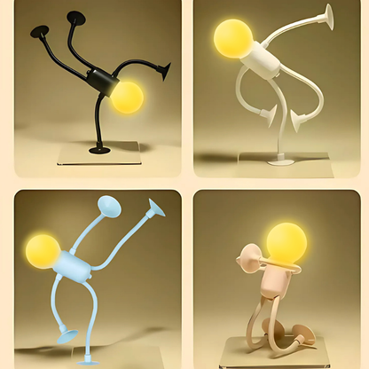 Ledsen™ FigureLamp 1+1 GRATIS: Elastyczna Lampka Nocna Figurka z Miękkim Światłem