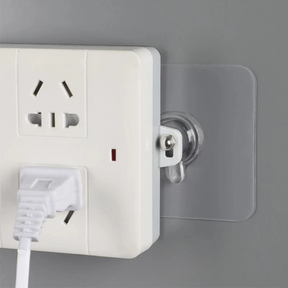 GlideHold® TransparentHook: Wytrzymały Przezroczysty Haczyk Ścienny - Bez Wiercenia