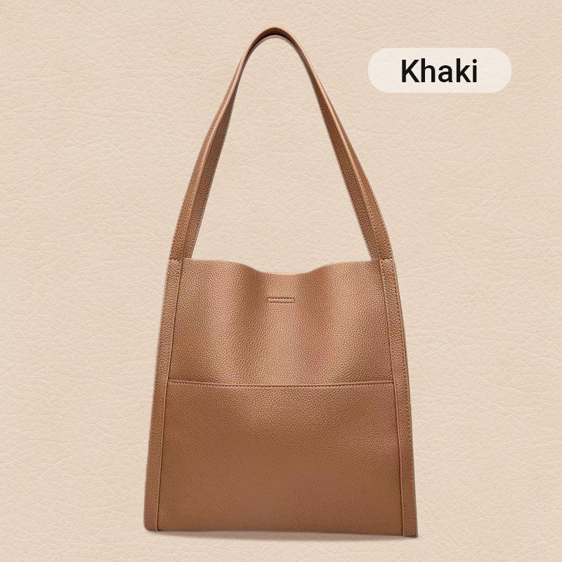 🥳👜Prosta monochromatyczna skórzana torebka