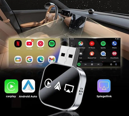 Bezprzewodowy adapter CarPlay V3 – Wyświetlanie na ekranie