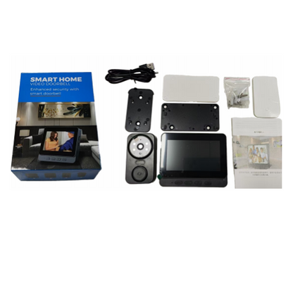 🚪Bezprzewodowy wideodomofon z wyświetlaczem