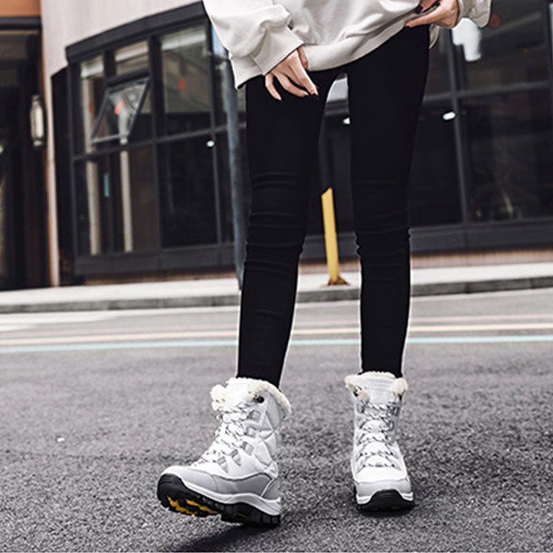 💖Damskie wysokie antypoślizgowe buty śnieżne z polarową wyściółką