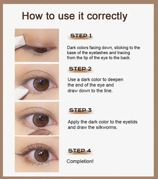 🥰Kup 1 a otrzymasz 2 gratis🥰Gradientowy trójkolorowy cień do powiek w sztyfcie