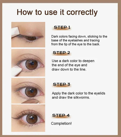 🥰Kup 1 a otrzymasz 2 gratis🥰Gradientowy trójkolorowy cień do powiek w sztyfcie